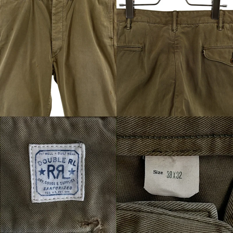 RRL / ダブルアールエル | ヴィンテージ加工 チノ フィールド パンツ | 38 | メンズ