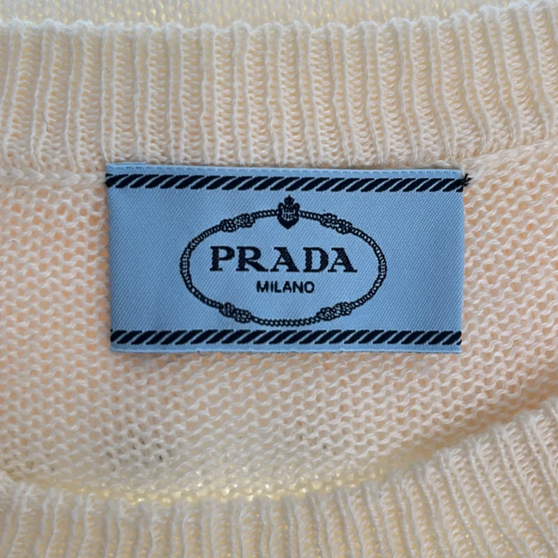 PRADA / プラダ | クルーネック サマー ニット プルオーバー | 38 | レディース
