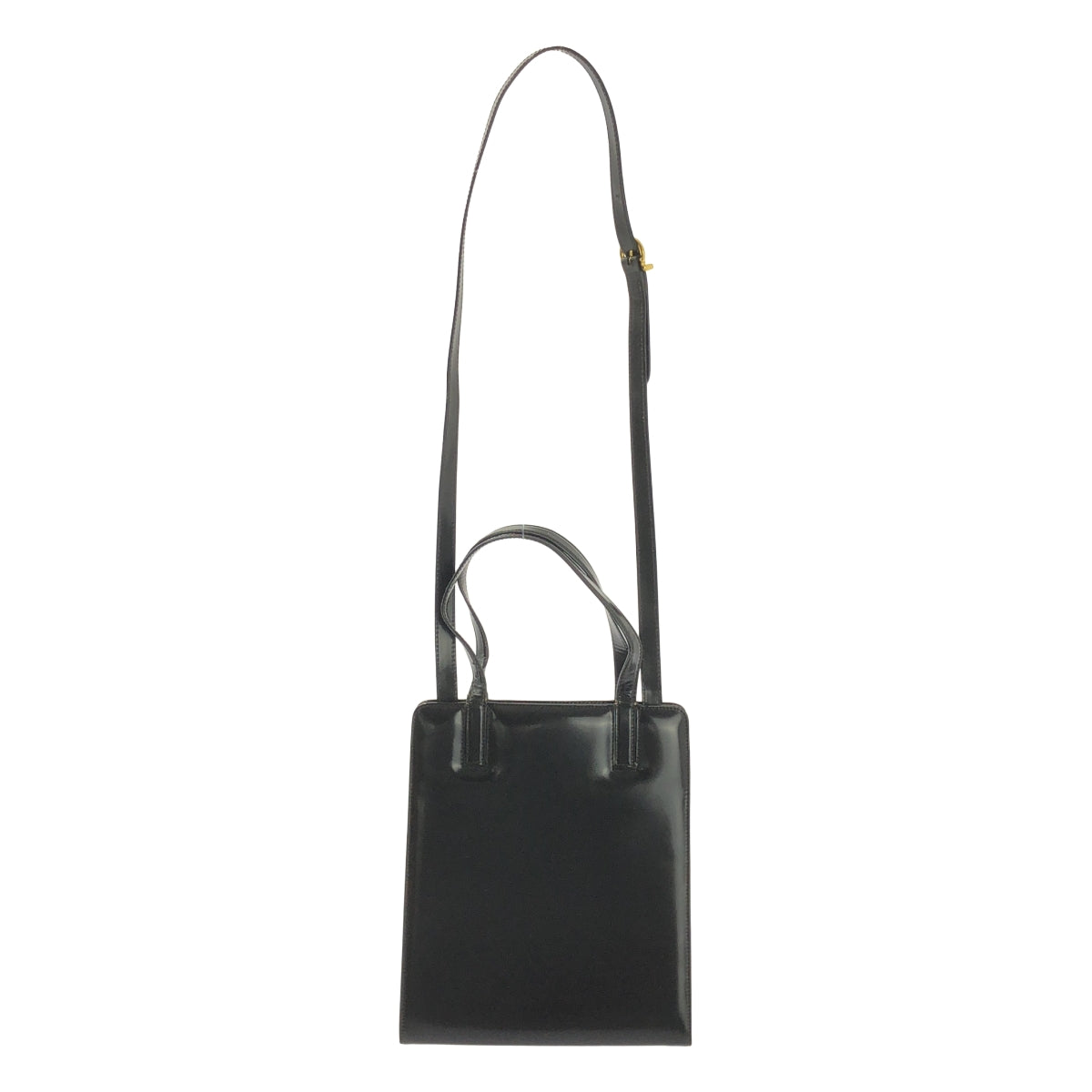 SalvatoreFerragamo ガンチーニ エナメルレザー  バッグ 中古・古着通販】Salvatore Ferragamo (サルヴァトーレ フェラガモ
