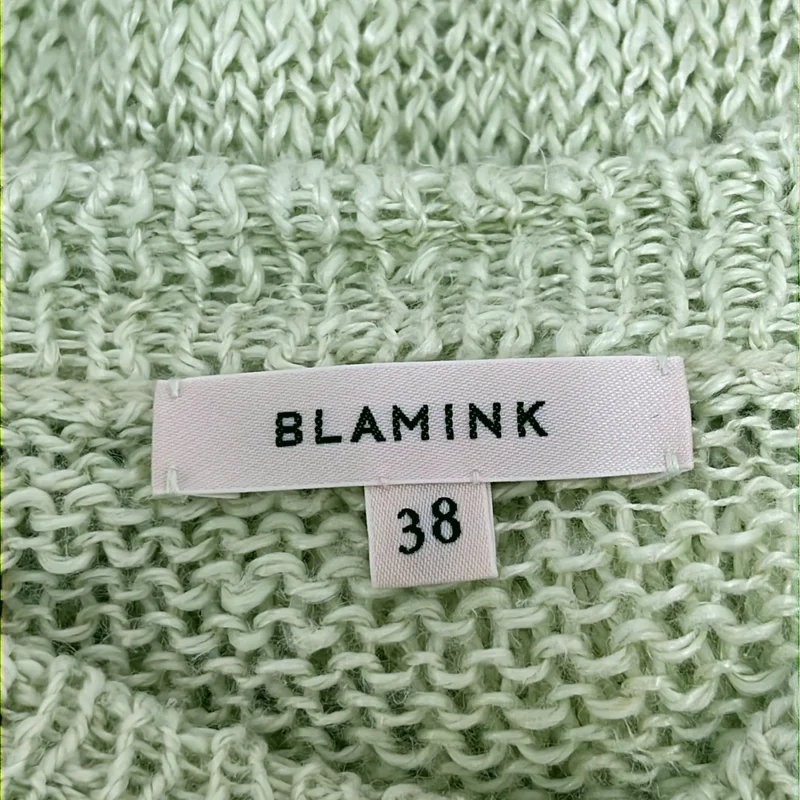 BLAMINK / ブラミンク | 2024SS | リネン シルク 3Gロングスリーブニット | 38 | レディース