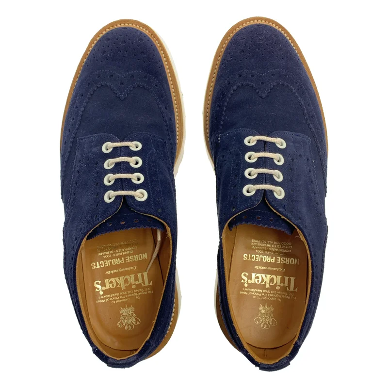 Tricker's / トリッカーズ | ×NORSE PROJECTS / BOURTON バートン スエード レースアップシューズ | 8 | メンズ