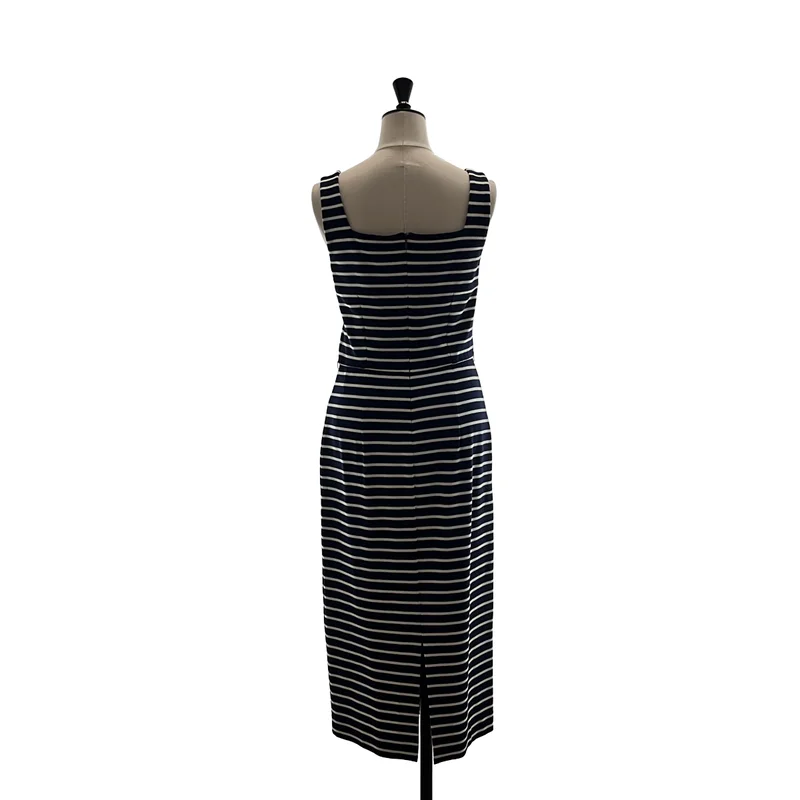 MAX MARA STUDIO / マックスマーラステュディオ | ボーダー ノースリーブワンピース | S | レディース