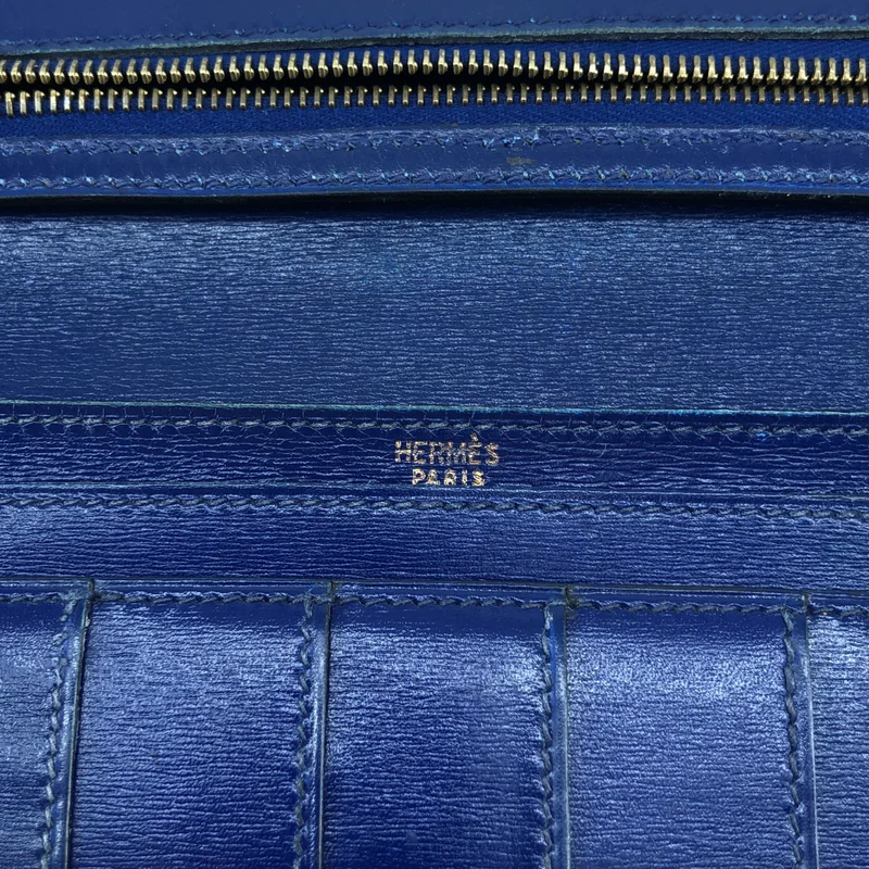 HERMES / エルメス | Bearn / ベアン レザー ゴールド金具 ウォレット 財布 / ユニセックス |