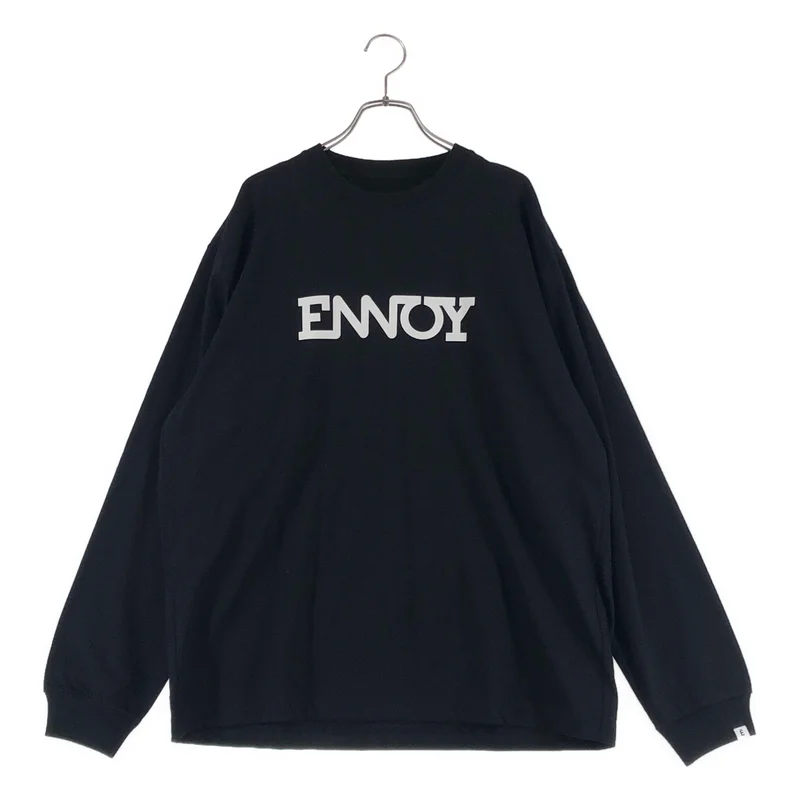The Ennoy Professional / ザエンノイプロフェッショナル | Electric Logo L/S Tee ロゴ プリント ロングスリーブ Tシャツ | L | メンズ