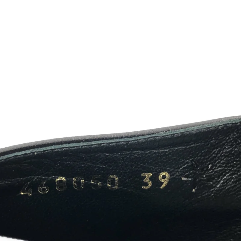 BALENCIAGA / バレンシアガ | スクエアトゥ バブーシュ レザーシューズ | 39 | レディース