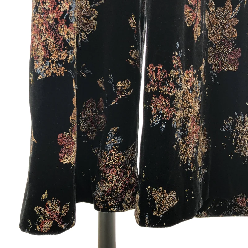 AMERI / アメリ | FLOWER PRINT VELOUR PANTS オーバーオール | M | レディース