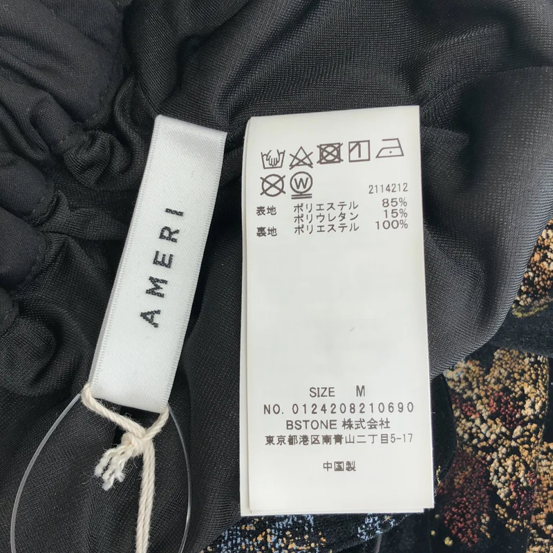 AMERI / アメリ | FLOWER PRINT VELOUR PANTS オーバーオール | M | レディース