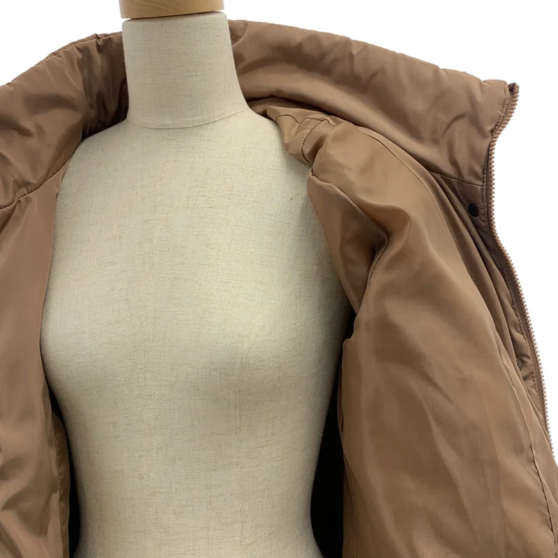 Lauren Ralph Lauren / ローレンラルフローレン | ベルテッド ロゴボタン ダウンコート / フード着脱可 | M | レディース