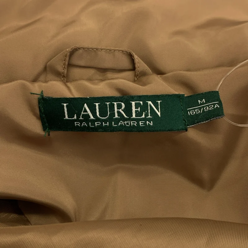 Lauren Ralph Lauren / ローレンラルフローレン | ベルテッド ロゴボタン ダウンコート / フード着脱可 | M | レディース