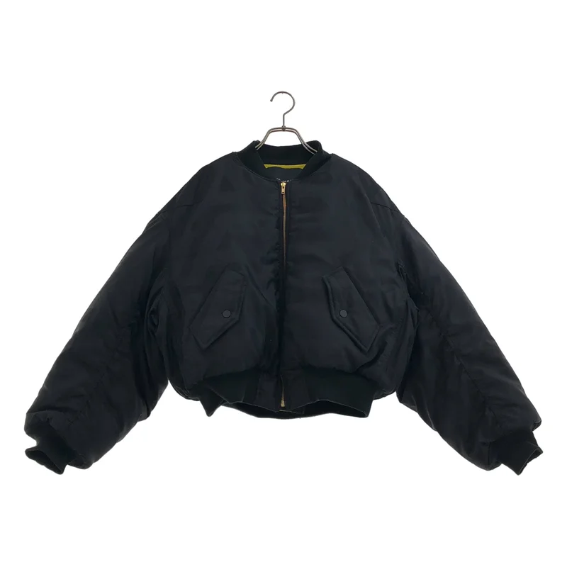 MARC JACOBS / マークジェイコブス | ロゴプリント ショートボンバージャケット | S | レディース