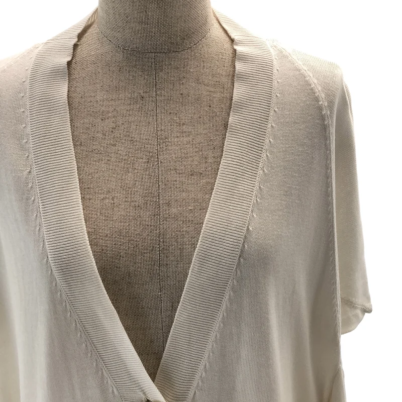 Maison Martin Margiela / メゾンマルタンマルジェラ | 2010SS | コットン 変形 Vネック ニットカーディガン | S | レディース