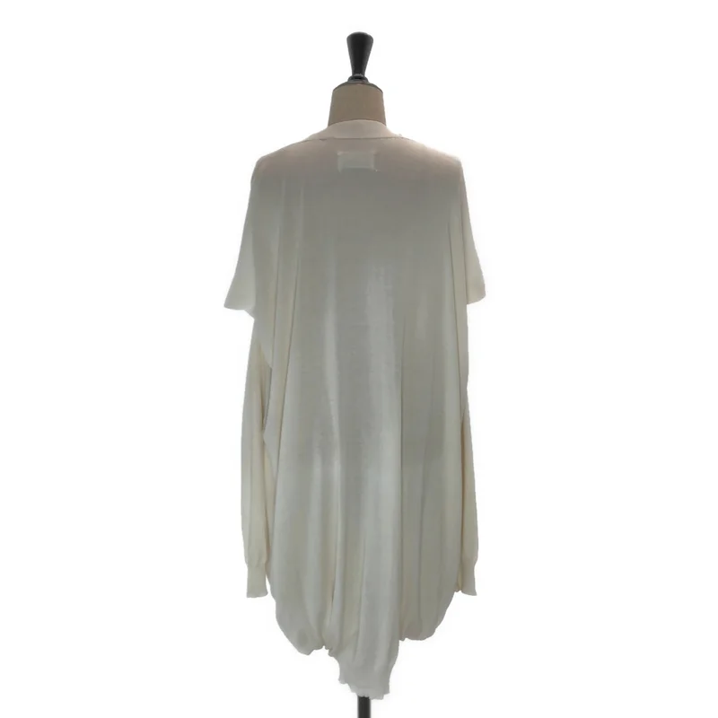Maison Martin Margiela / メゾンマルタンマルジェラ | 2010SS | コットン 変形 Vネック ニットカーディガン | S | レディース