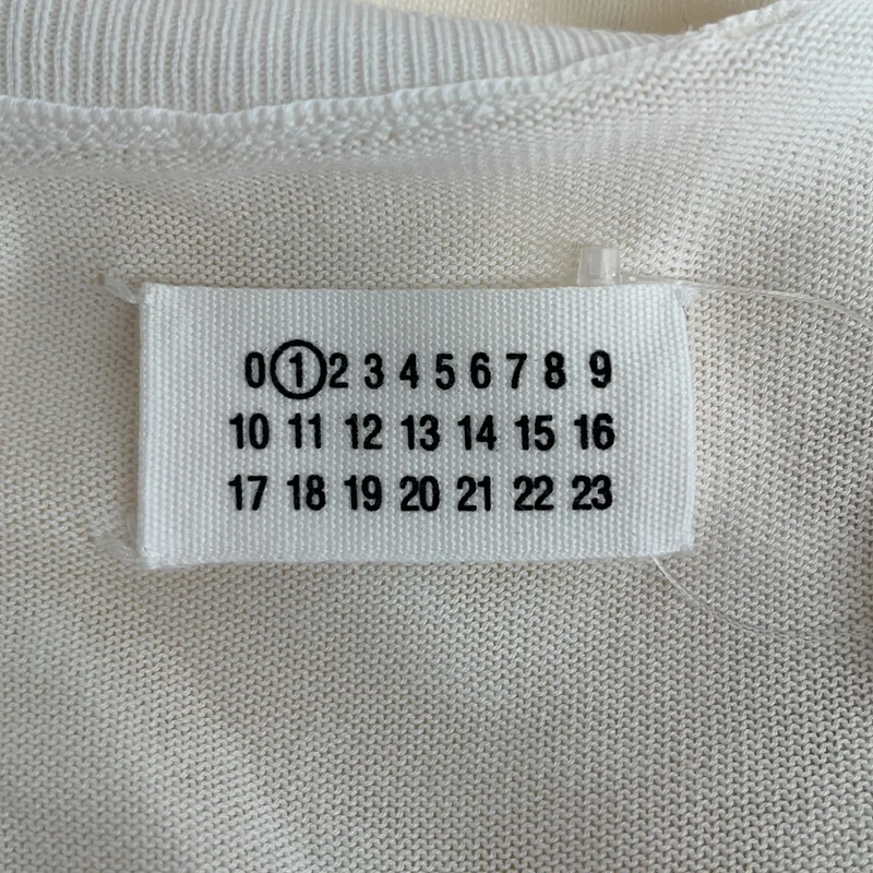 Maison Martin Margiela / メゾンマルタンマルジェラ | 2010SS | コットン 変形 Vネック ニットカーディガン | S | レディース