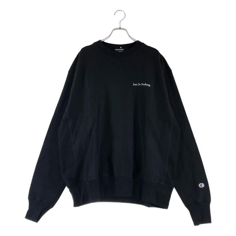 CHAMPION / チャンピオン | Do Nothing Congress / リバースウィーブ 刺しゅう スウェット | L | メンズ