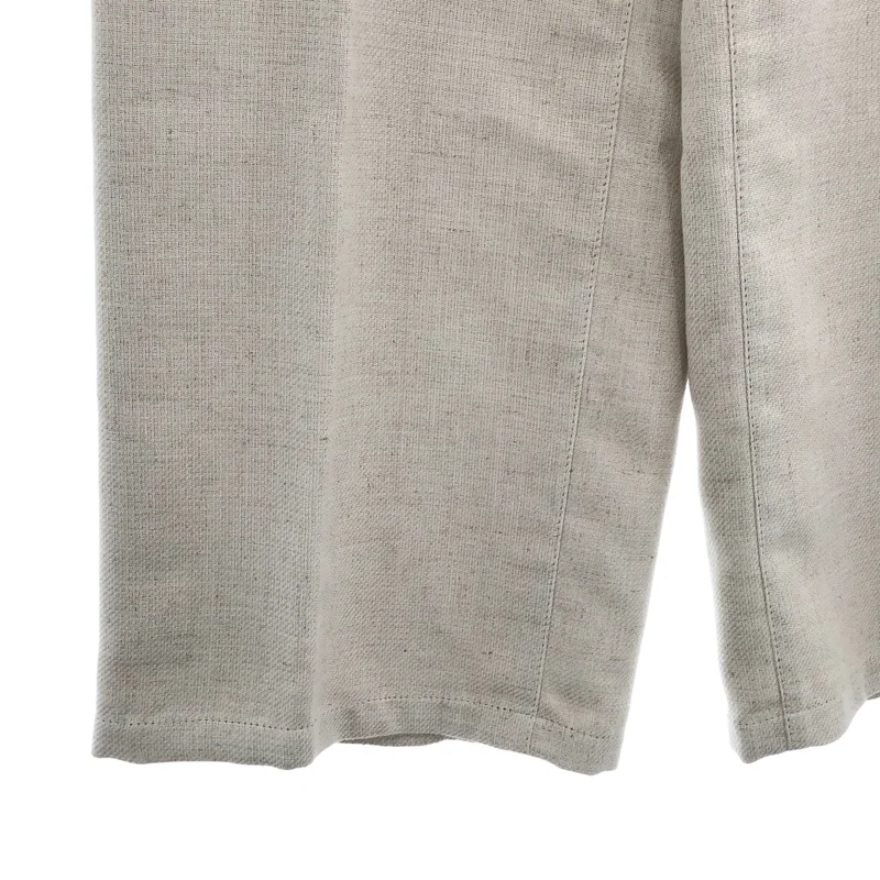 BEIGE， / ベイジ | リネン混 ワイドパンツ | 4 | レディース