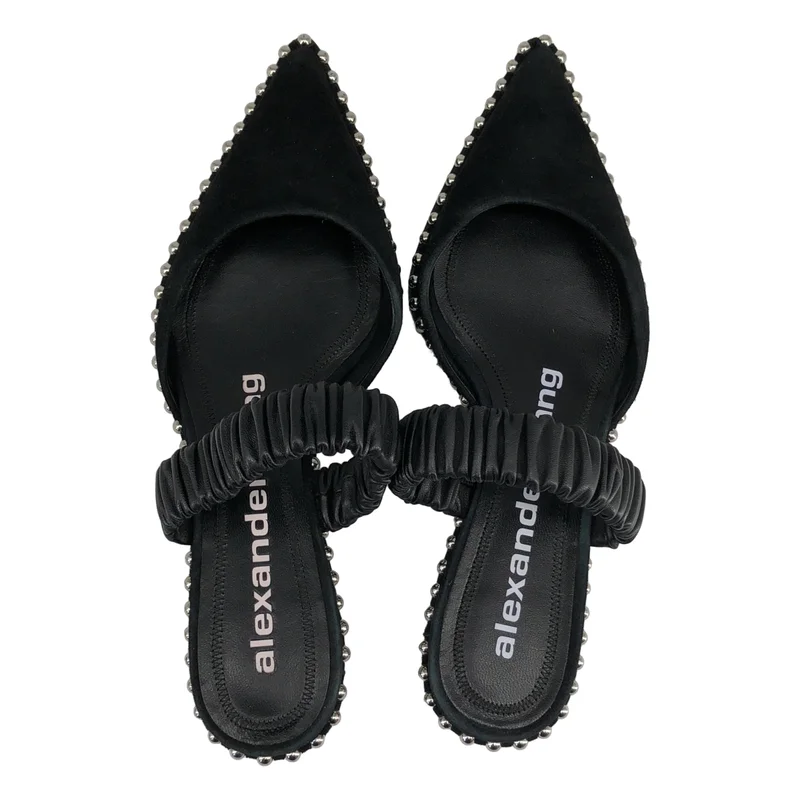 ALEXANDER WANG / アレキサンダーワン | Nina Racer Ball-Chain Pumps パンプス | 37 | レディース