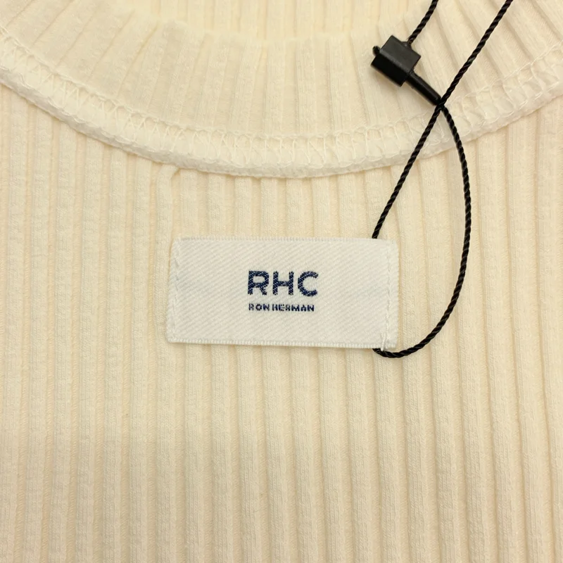 RHC Ron Herman / アールエイチシーロンハーマン | コットン混 オープンネック リブカットソー | S | レディース