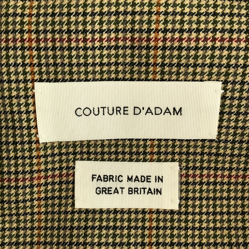 COUTURE D'ADAM / クチュールドアダム | ウール チェック 2B テーラードジャケット | 36 | レディース