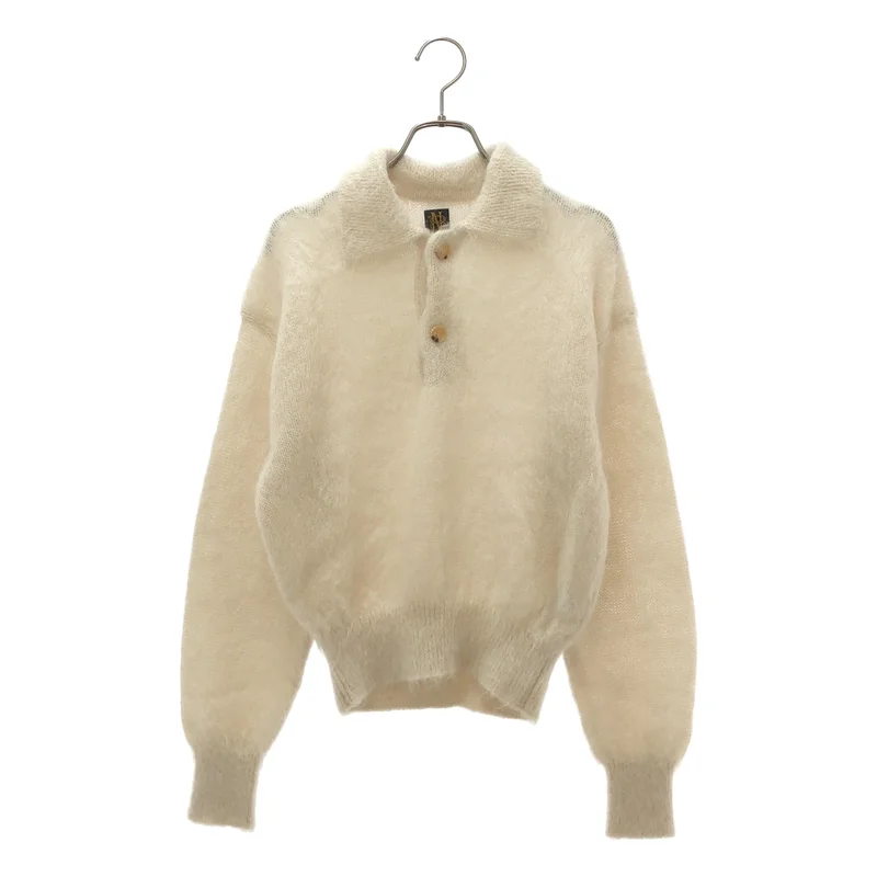 BATONER / バトナー | PURE MOHAIR SHAGGY POLO ニット | 1 | レディース