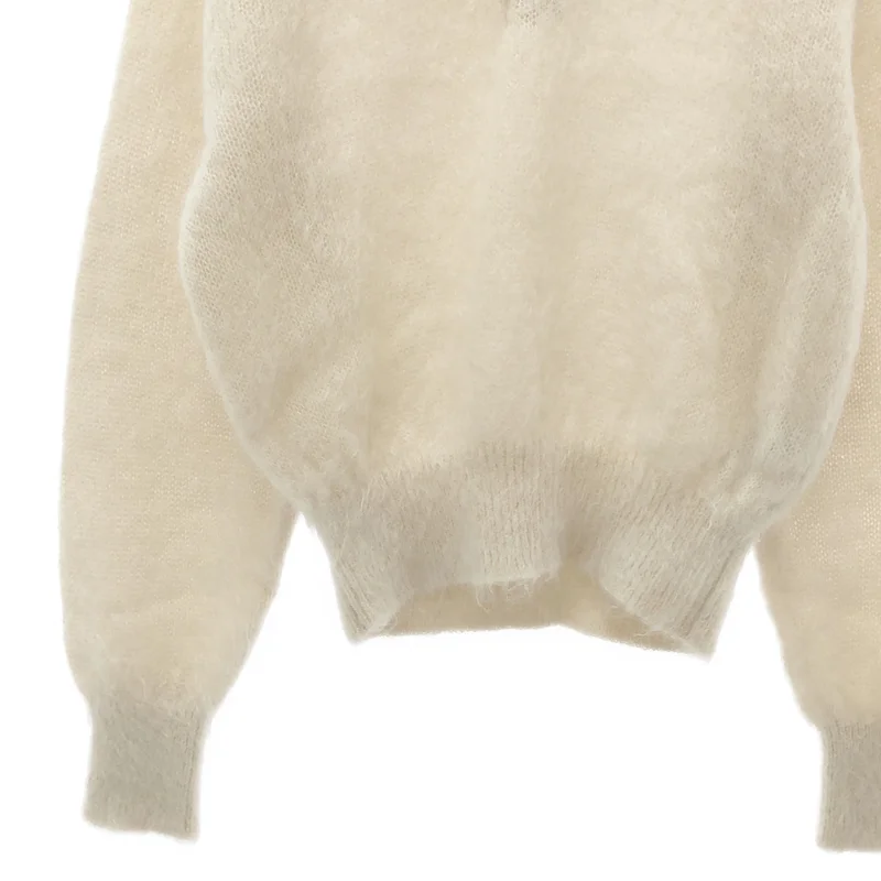 BATONER / バトナー | PURE MOHAIR SHAGGY POLO ニット | 1 | レディース