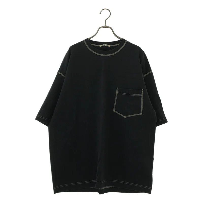 AURALEE / オーラリー | HIGH DENSITY ORGANIC COTTON JERSEY BIG TEE コットン ビッグ Tシャツ | 5 | メンズ