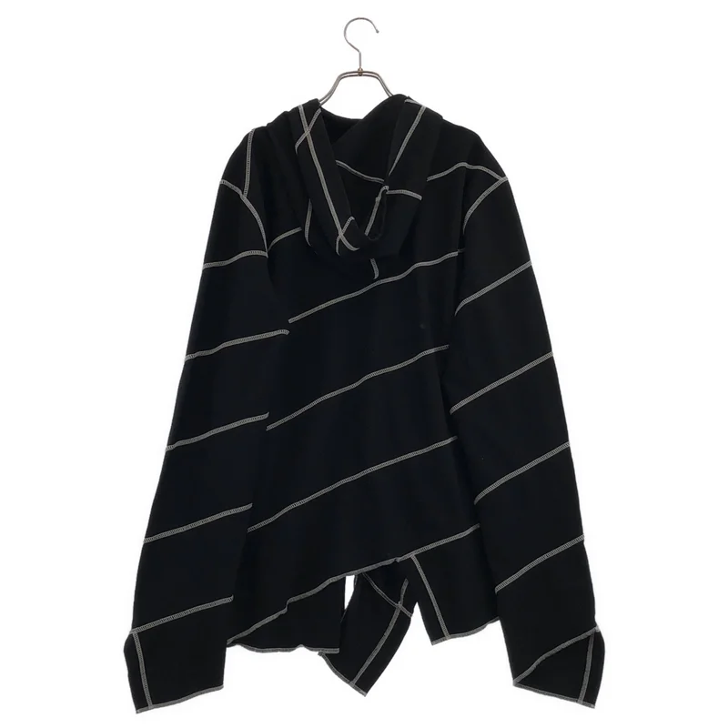 COMME des GARCONS HOMME PLUS / コムデギャルソンオムプリュス | 2015AW | ポリエステル 製品加工 ステッチ ジップアップ 捻れパーカー | L | メンズ