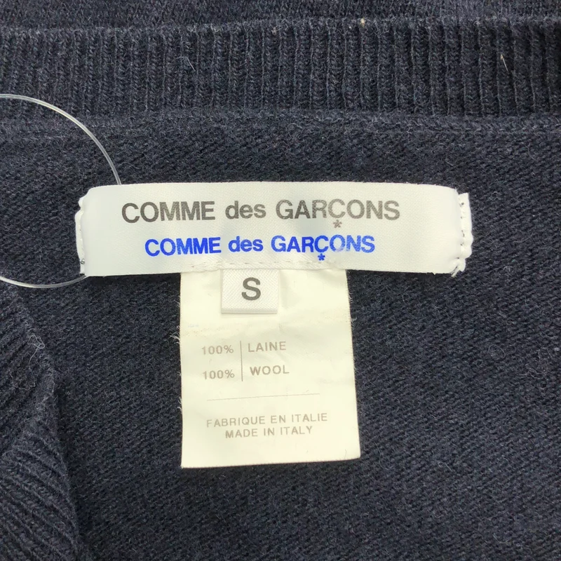 COMME des GARCONS COMME des GARCONS / コムコム | ウール 金ボタン ニット カーディガン | S | レディース