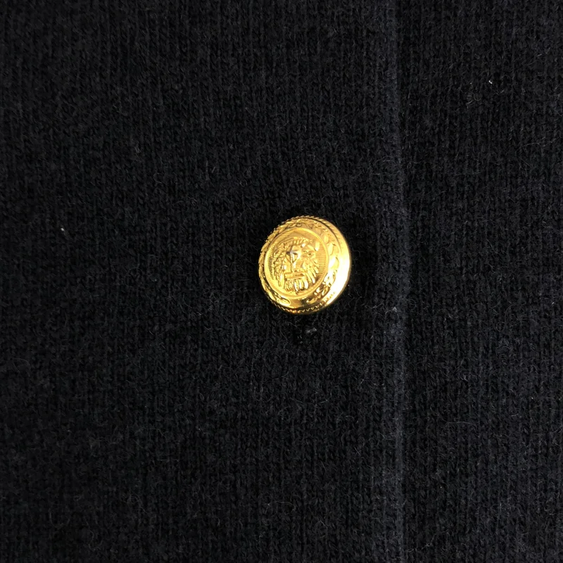 COMME des GARCONS COMME des GARCONS / コムコム | ウール 金ボタン ニット カーディガン | S | レディース