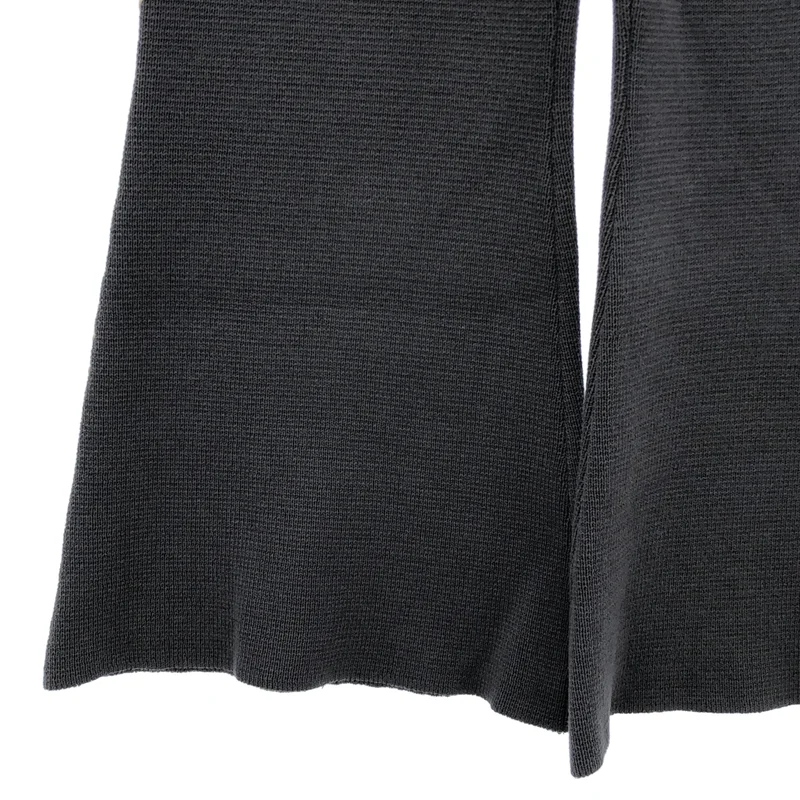 Uhr / ウーア | Side Stitch Flare Pants ニット フレアパンツ | F | レディース
