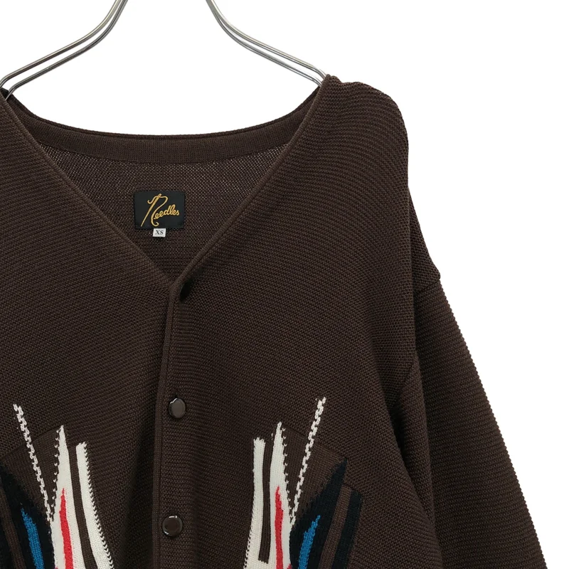 Needles / ニードルス | 2024SS | V Neck Cardigan - Chimayo / ウール チマヨ Vネック ニットカーディガン | XS | メンズ
