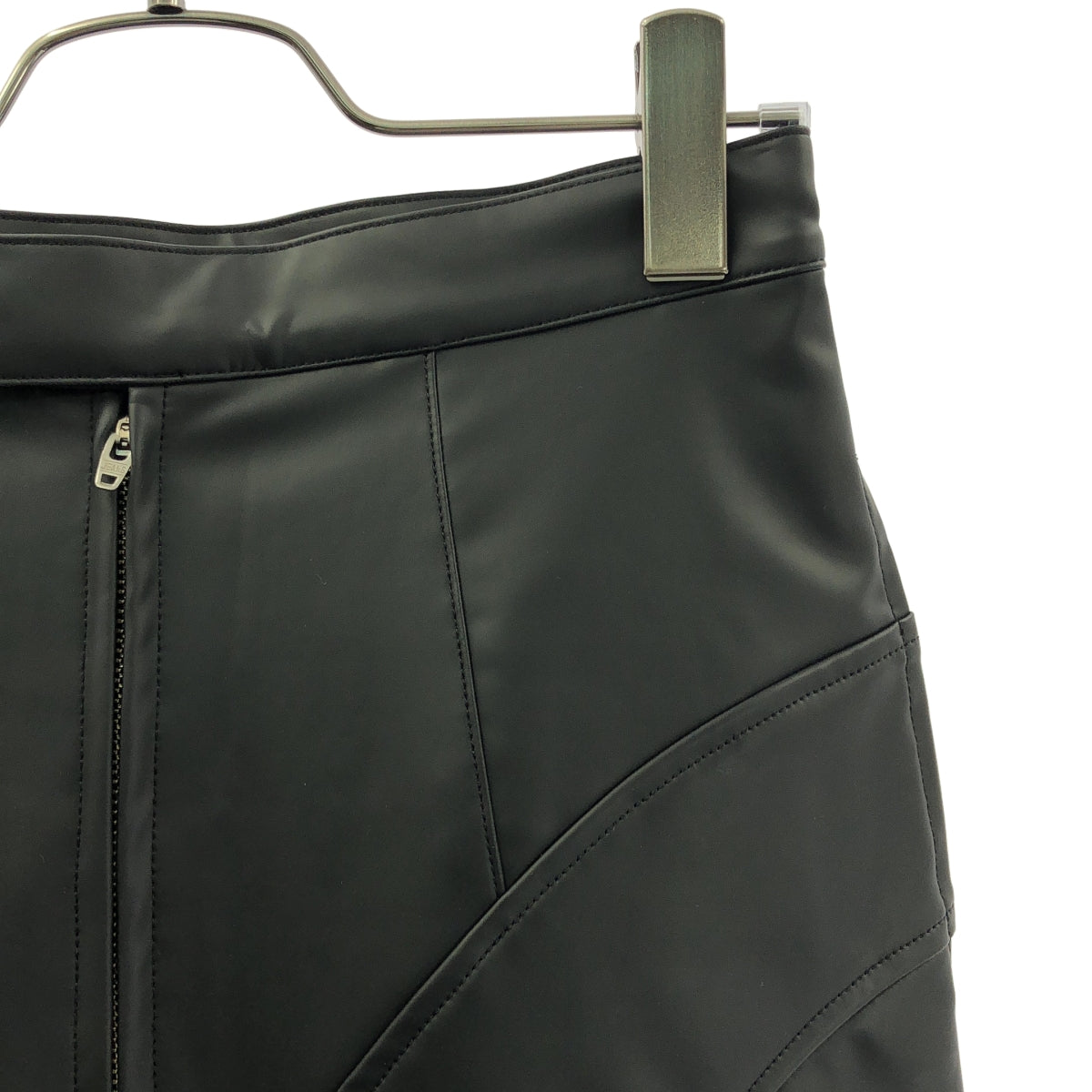 美品　FETICO フェティコ　サイズ1 フェイクレザー ハイライズパンツ 黒 美品 FETICO フェティコ サイズ1 フェイクレザー ハイライズパンツ 黒