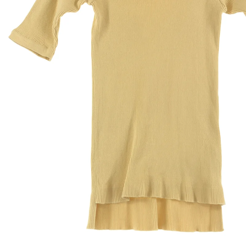 AURALEE / オーラリー | 2025SS | COTTON HIGH GAUGE RIB KNIT TEE / コットン ハイゲージ ニットTシャツ | 1 | レディース