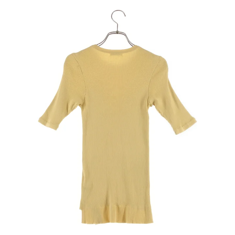 AURALEE / オーラリー | 2025SS | COTTON HIGH GAUGE RIB KNIT TEE / コットン ハイゲージ ニットTシャツ | 1 | レディース