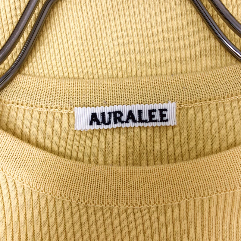 AURALEE / オーラリー | 2025SS | COTTON HIGH GAUGE RIB KNIT TEE / コットン ハイゲージ ニットTシャツ | 1 | レディース
