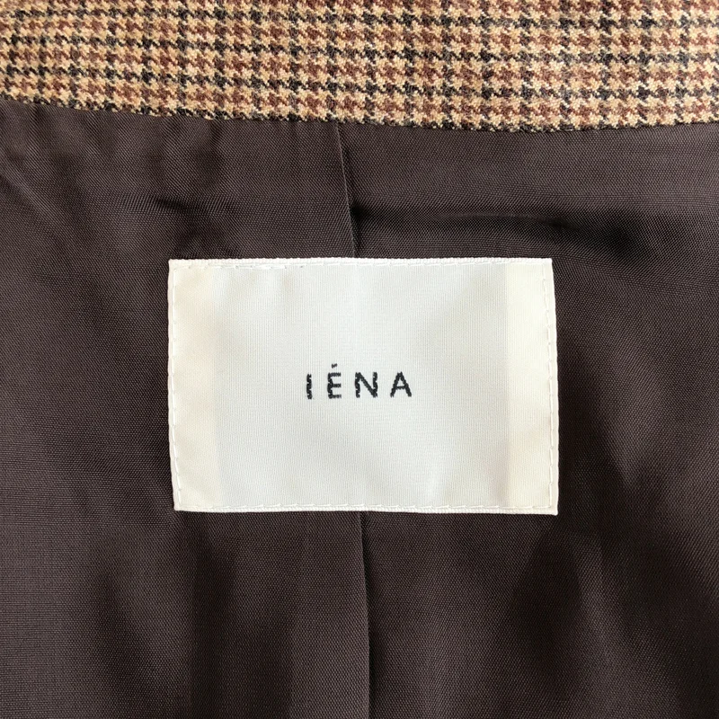 IENA / イエナ | 2025AW | ウール ガンクラブチェック テーラードジャケット | 36 | レディース