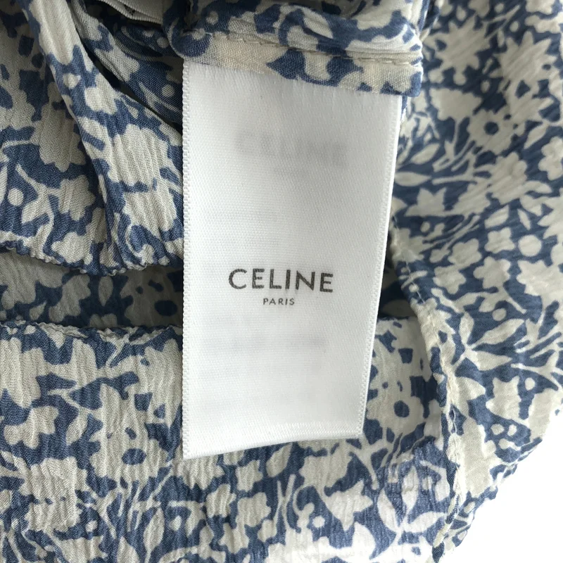 CELINE / セリーヌ | FOLK DRESS シルク フラワー総柄 ワンピース | 36 | レディース