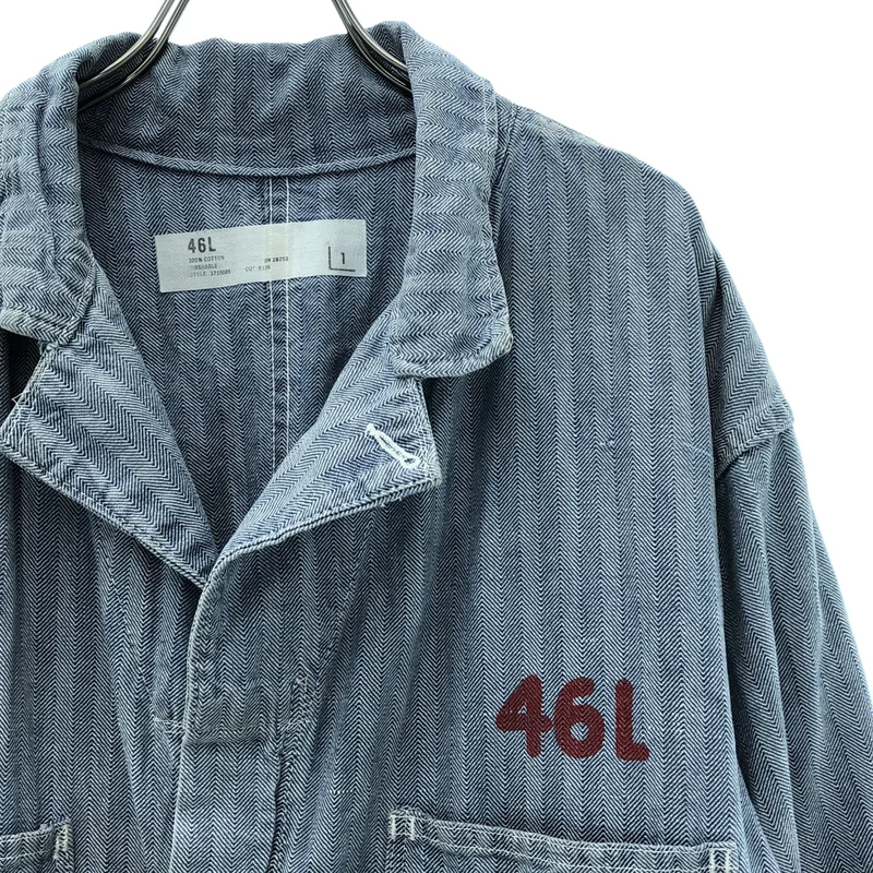 VINTAGE / ヴィンテージ古着 | 1980s | ヘリンボーン ジャンプスーツ オールインワン | 46L | メンズ