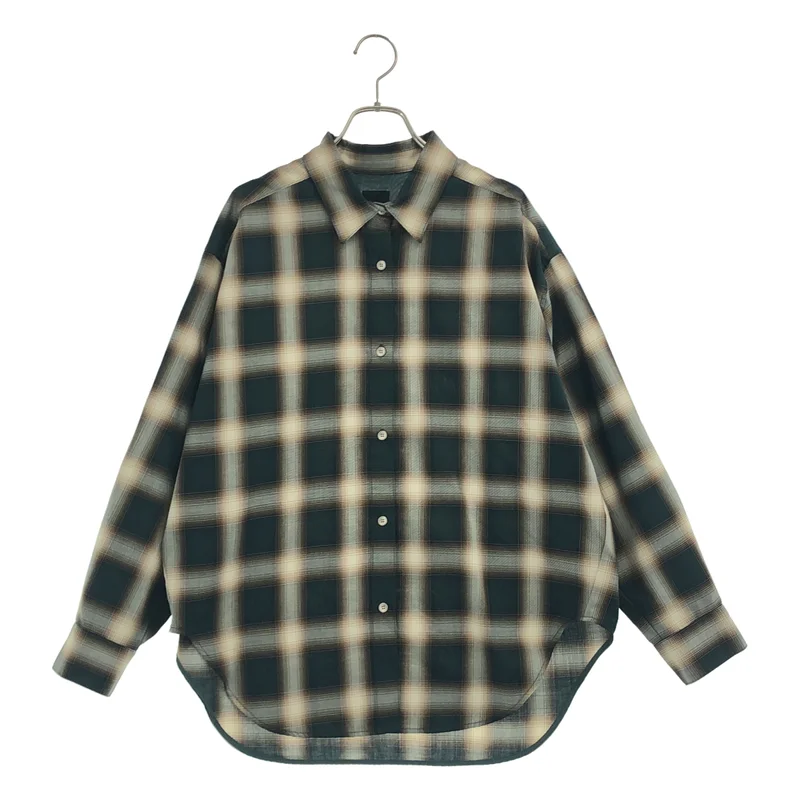 Spick and Span / スピックアンドスパン | 2023AW | TRツイルチェックシャツ | F | レディース