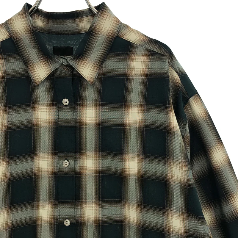 Spick and Span / スピックアンドスパン | 2023AW | TRツイルチェックシャツ | F | レディース