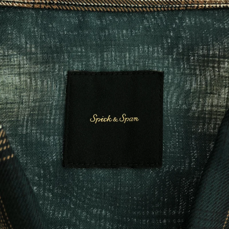 Spick and Span / スピックアンドスパン | 2023AW | TRツイルチェックシャツ | F | レディース