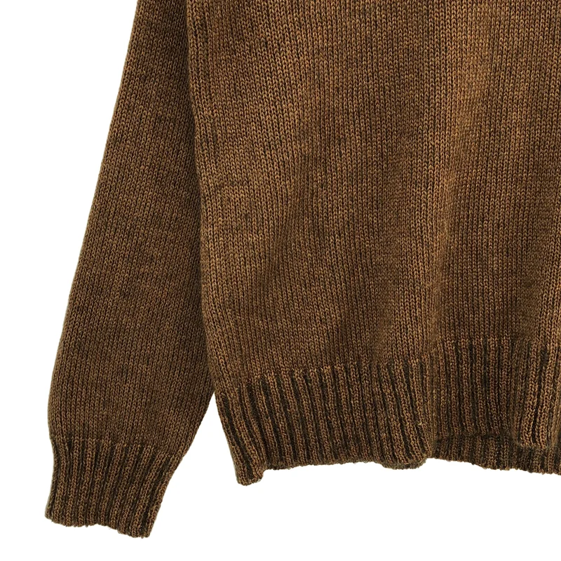 Y's for men / ワイズフォーメンヨウジヤマモト | 2004AW | モヘヤ ウール混 クローバーモチーフ クルーネックニット | 3 | メンズ