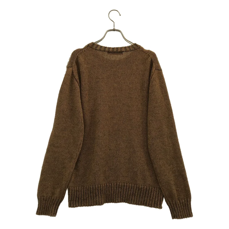 Y's for men / ワイズフォーメンヨウジヤマモト | 2004AW | モヘヤ ウール混 クローバーモチーフ クルーネックニット | 3 | メンズ