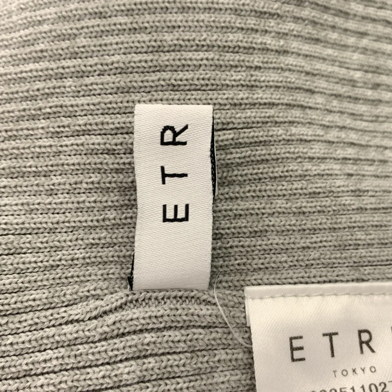 ETRE TOKYO / エトレトウキョウ | リブ ハイネック ニット カットソー | F | レディース