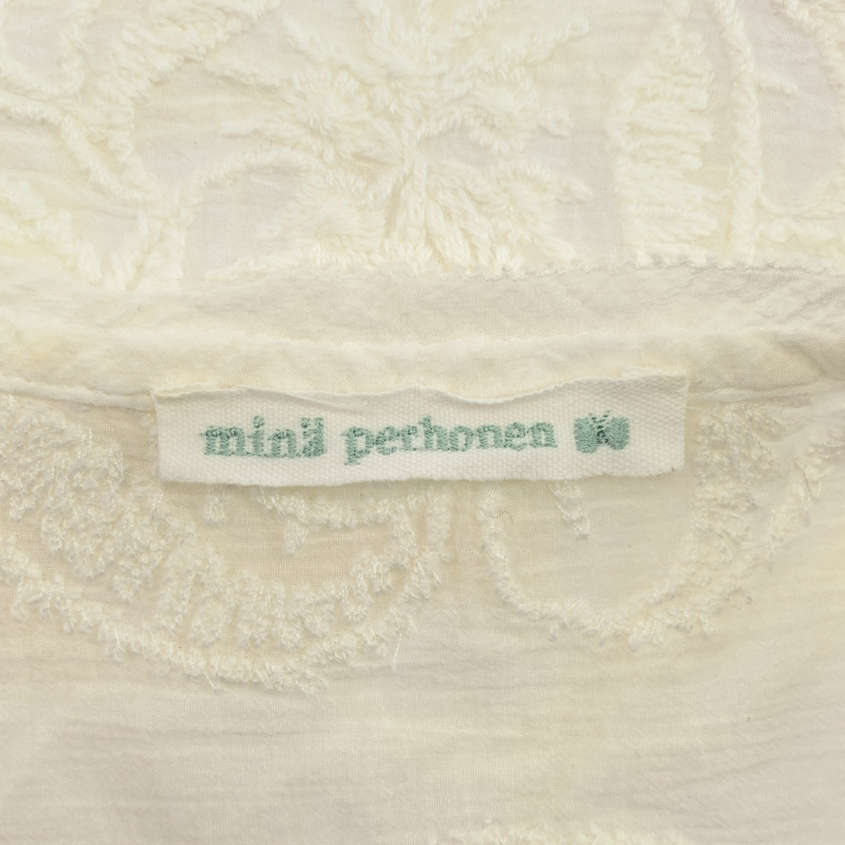 mina perhonen / ミナペルホネン | hope / ホーピー エンブロイダリー ノースリーブ ブラウス | 36 | ホワイト | レディース mina perhonen / ミナペルホネン | hope / ホーピー エンブロイダリー