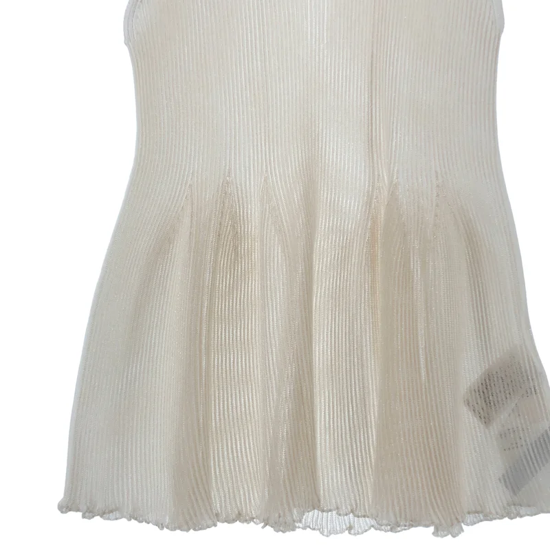 CFCL / シーエフシーエル | 2026SS | HYPHA LUCENT GLITTER SLEEVELESS TOP ノースリーブトップス | F |