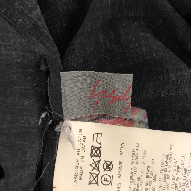 YOHJI YAMAMOTO +NOIR / ヨウジヤマモトプリュスノアール | 2020SS | フラワープリント サスペンダー ワンピース | 1 | レディース