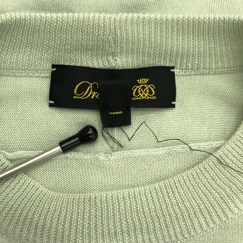 Drawer / ドゥロワー | 18Gコットンシルククルーネックニット セーター | 1 | レディース