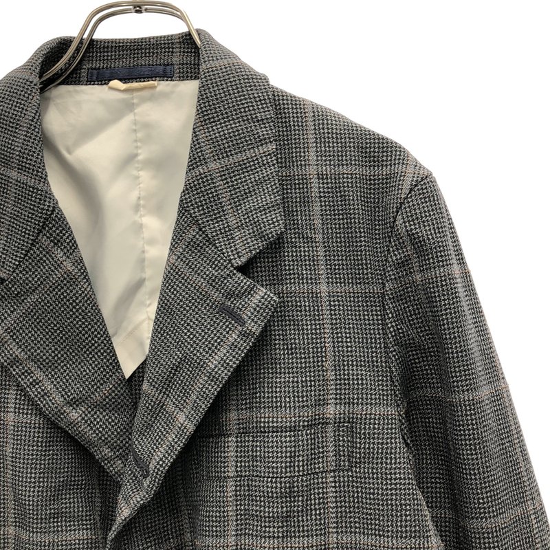 COMME des GARCONS HOMME DEUX / コムデギャルソンオムドゥ | 2022SS | セットアップ / ポリ縮絨 チェック 3B テーラードジャケット / イージーテーパードパンツ | S | メンズ