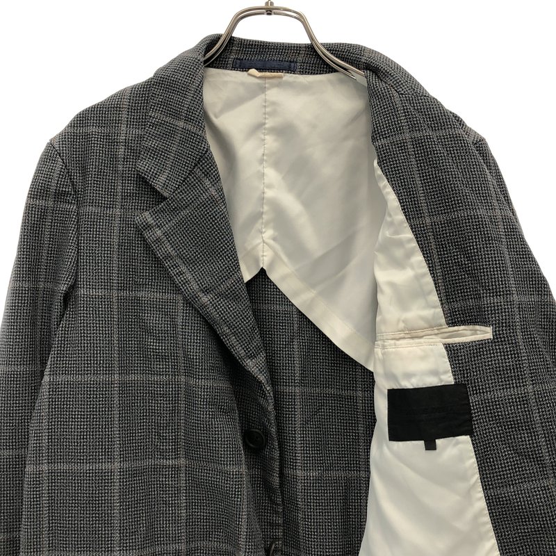COMME des GARCONS HOMME DEUX / コムデギャルソンオムドゥ | 2022SS | セットアップ / ポリ縮絨 チェック 3B テーラードジャケット / イージーテーパードパンツ | S | メンズ