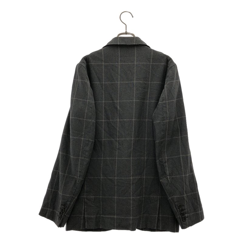 COMME des GARCONS HOMME DEUX / コムデギャルソンオムドゥ | 2022SS | セットアップ / ポリ縮絨 チェック 3B テーラードジャケット / イージーテーパードパンツ | S | メンズ